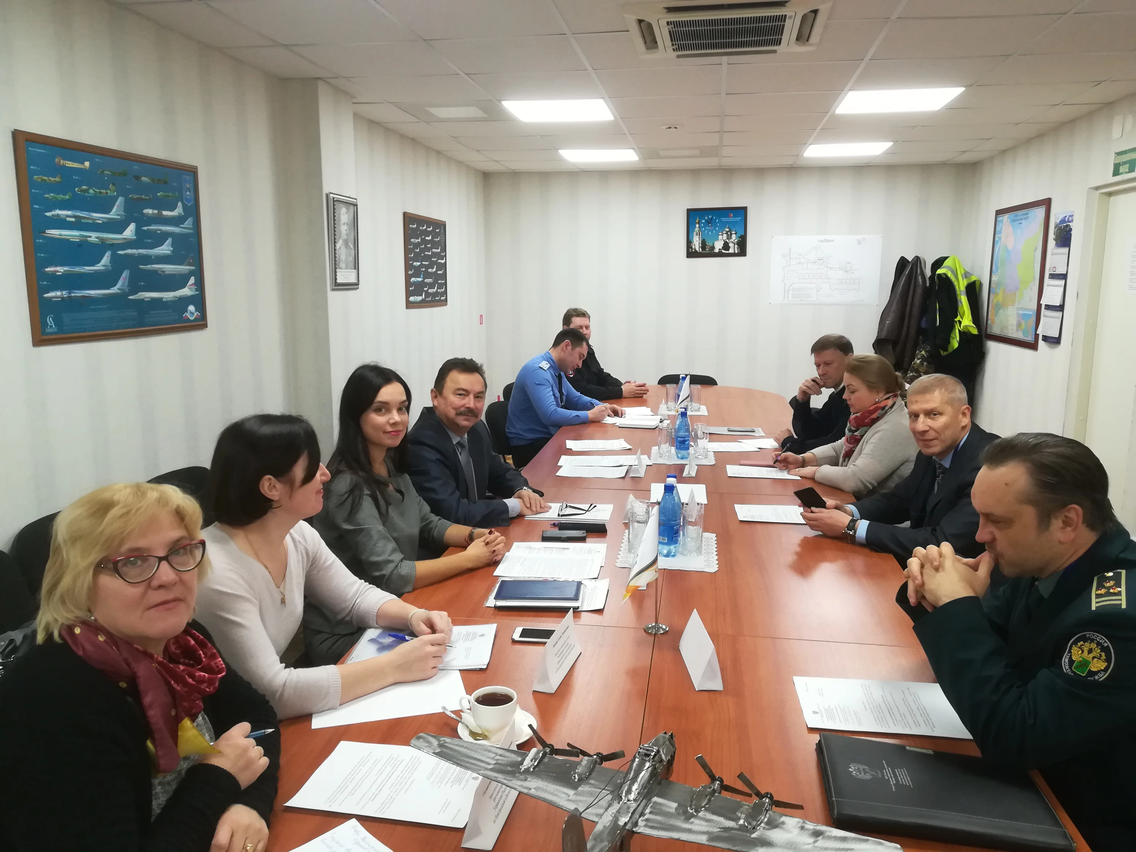 В воздушном пункте пропуска Череповец прошли межведомственные учения 