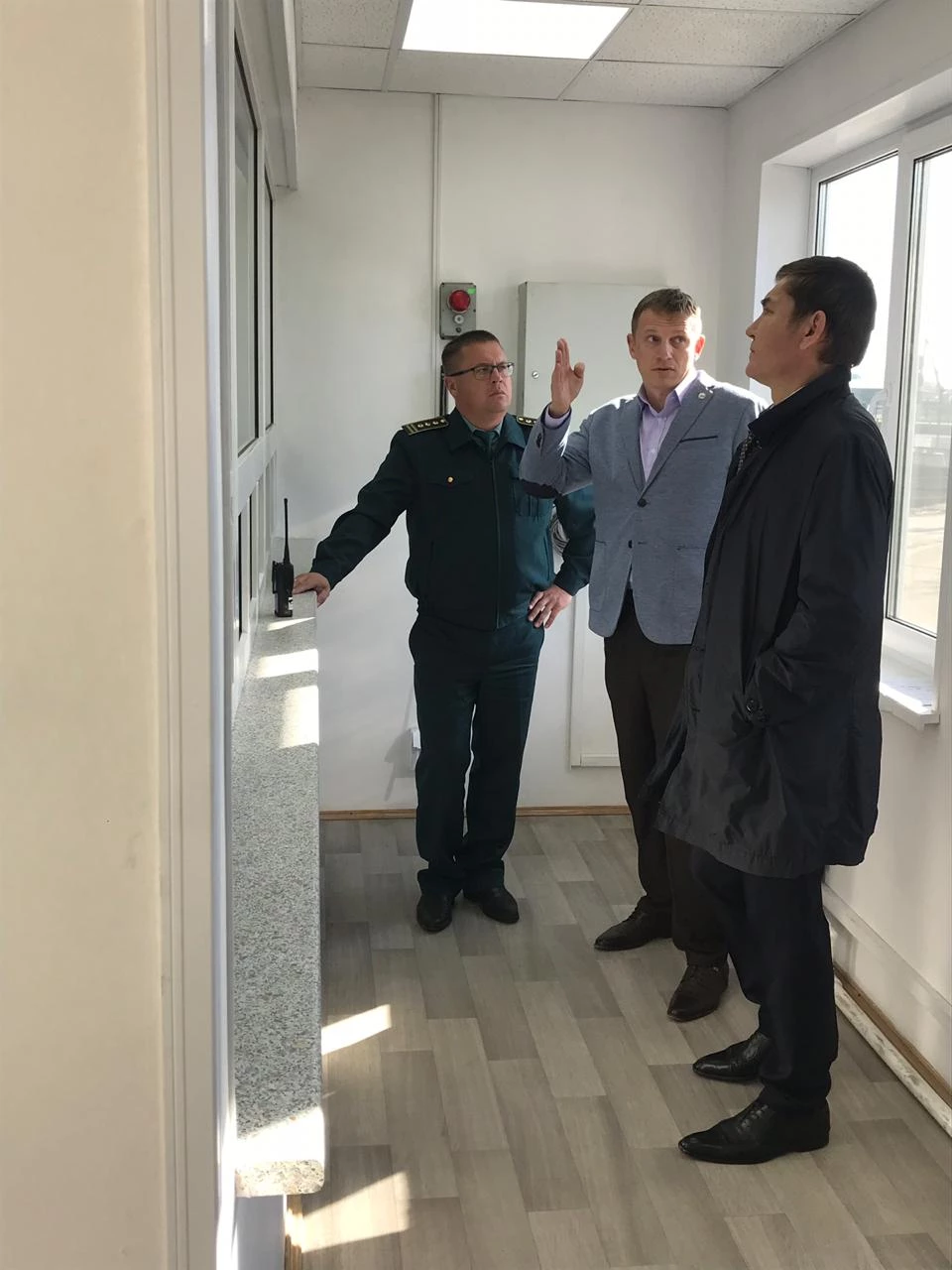 В рамках корсовета на пункте пропуска Полтавка произведен осмотр отремонтированных объектов 