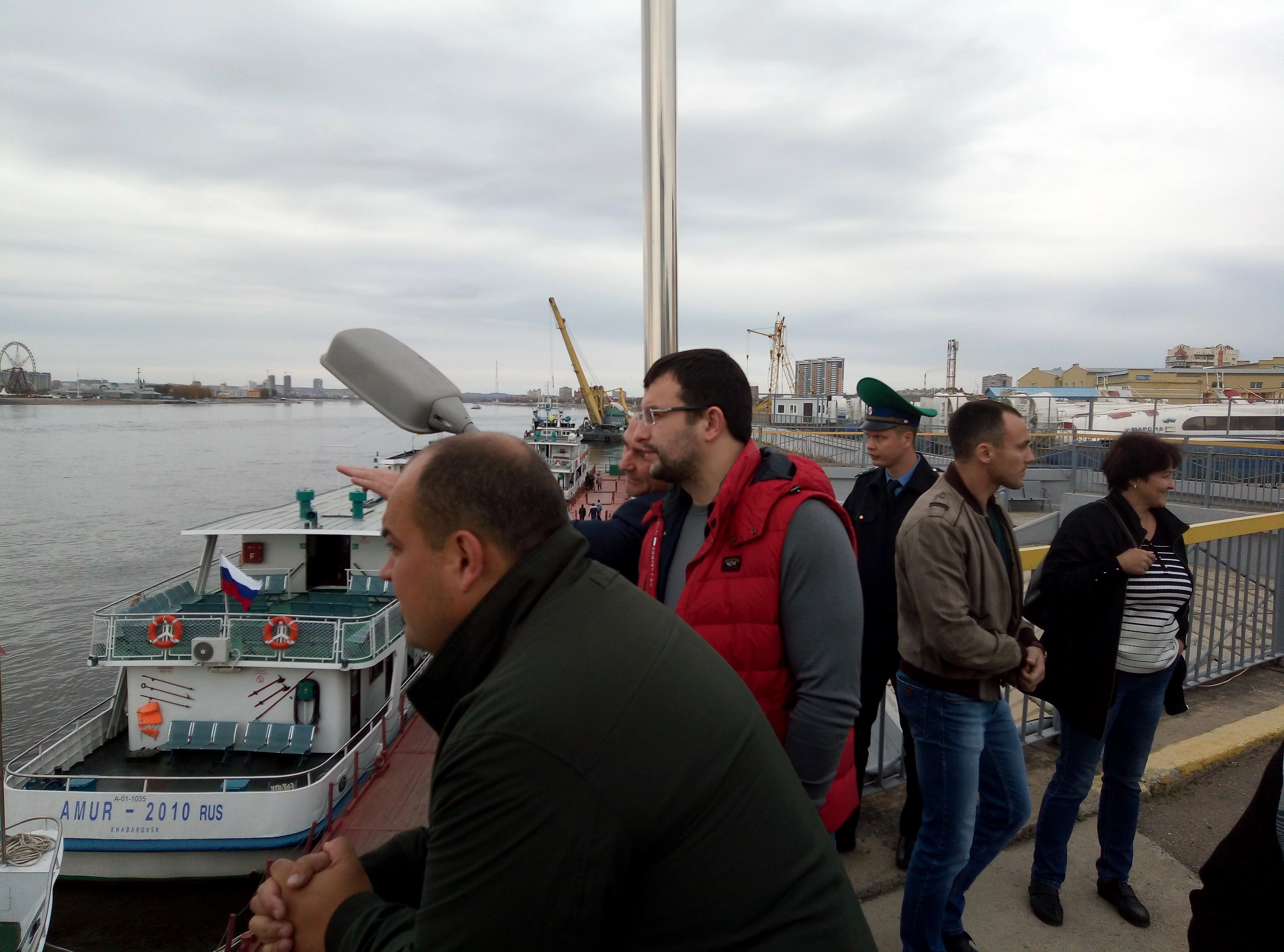 В рамках рабочего визита в Дальневосточный федеральный округ руководитель ФГКУ Росгранстрой Виталий Шишмарёв провел осмотр пунктов пропуска через государственную границу в Амурской области 