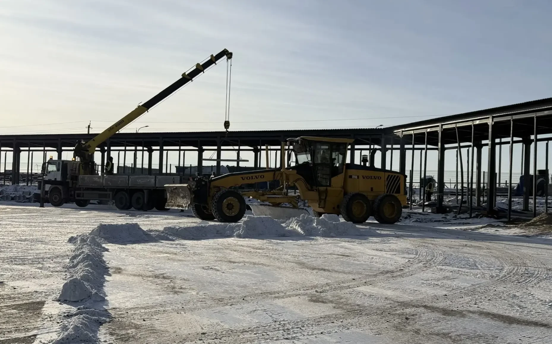 В Челябинской области продолжается строительство автомобильного пункта пропуска Бугристое