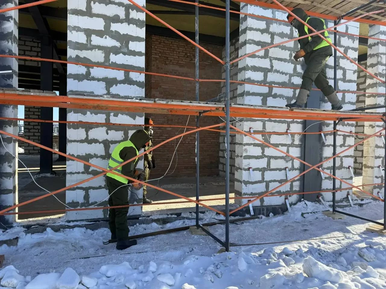 В автомобильном пункте пропуска Бугристое ведутся строительно-монтажные работы по его модернизации