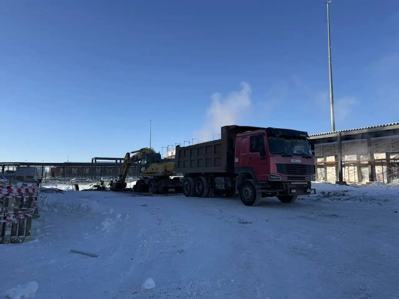 В автомобильном пункте пропуска Бугристое ведутся строительно-монтажные работы по его модернизации