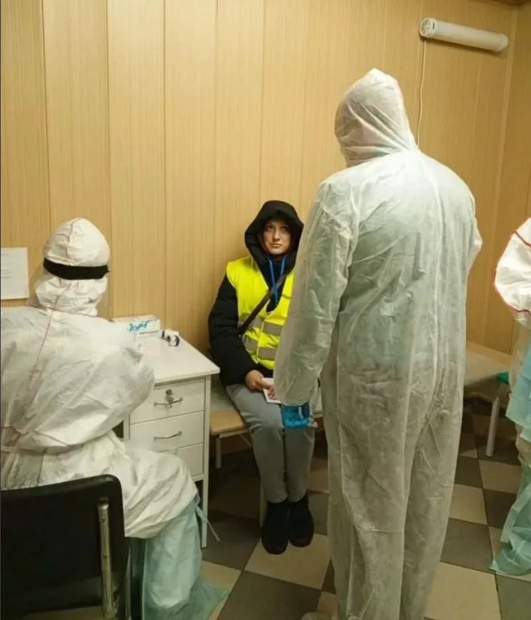 В воздушном пункте пропуска Мурманск прошли межведомственные учения по противодействию опасным инфекциям