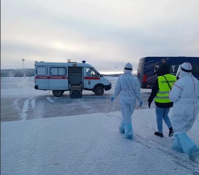 В воздушном пункте пропуска Мурманск прошли межведомственные учения по противодействию опасным инфекциям