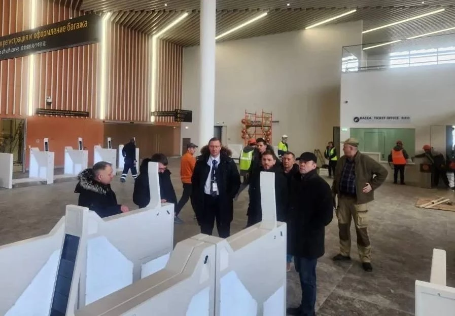 Росгранстрой продолжает работы по техническому оснащению пешеходного пункта пропуска Благовещенск-1 и воздушного Благовещенск