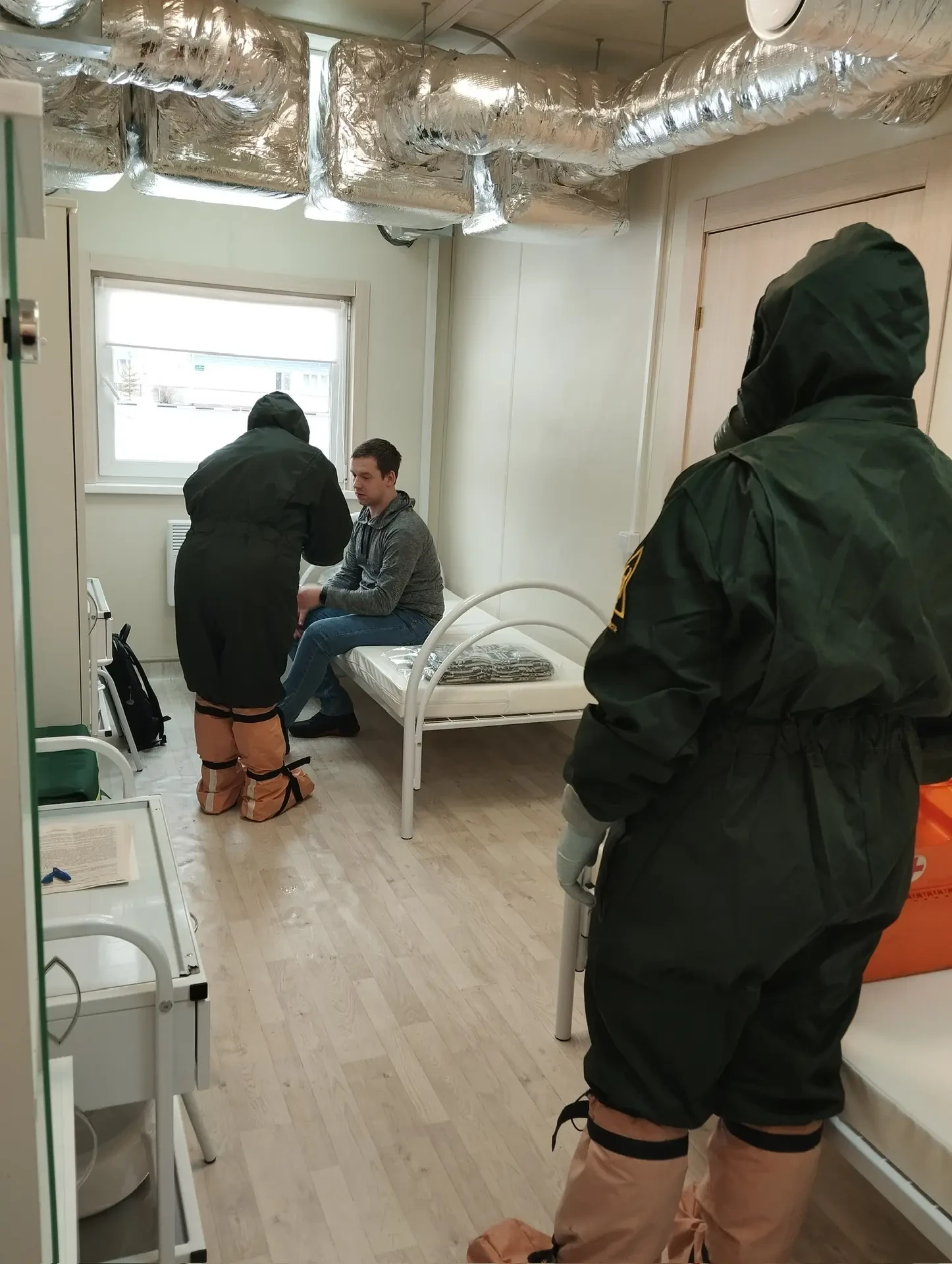 В пункте пропуска Салла отработали алгоритмы действий при угрозе распространения опасных инфекций