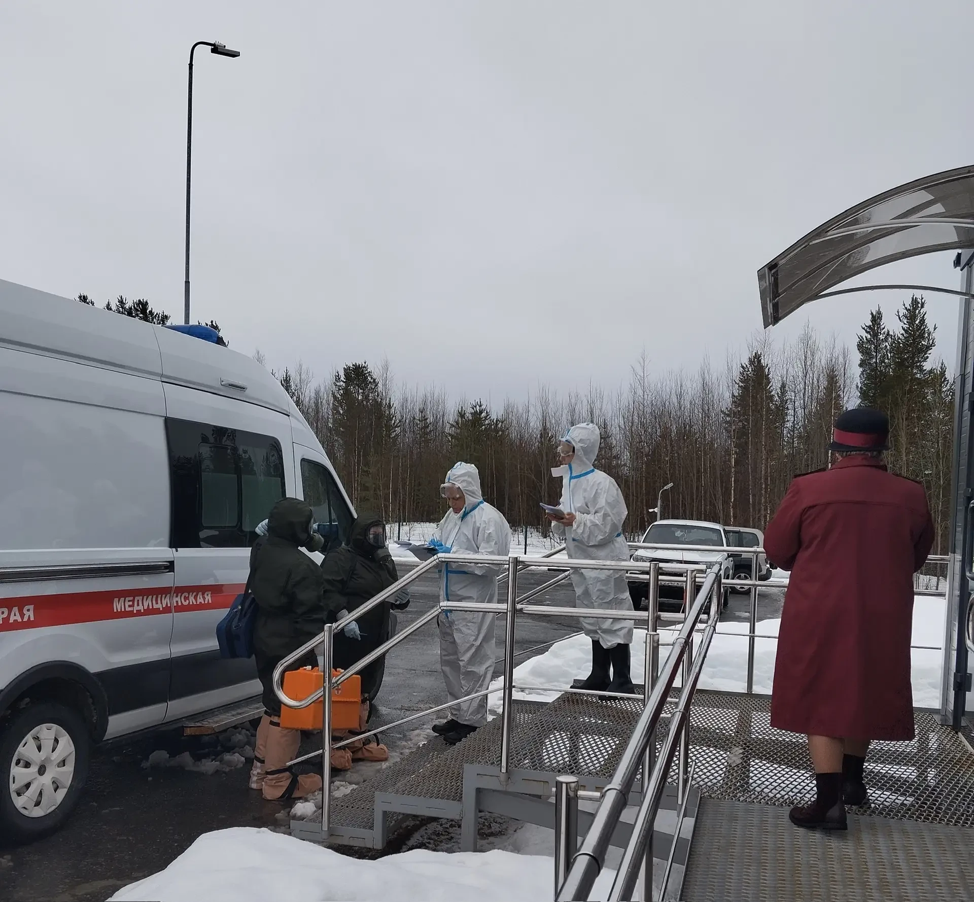 В пункте пропуска Салла отработали алгоритмы действий при угрозе распространения опасных инфекций