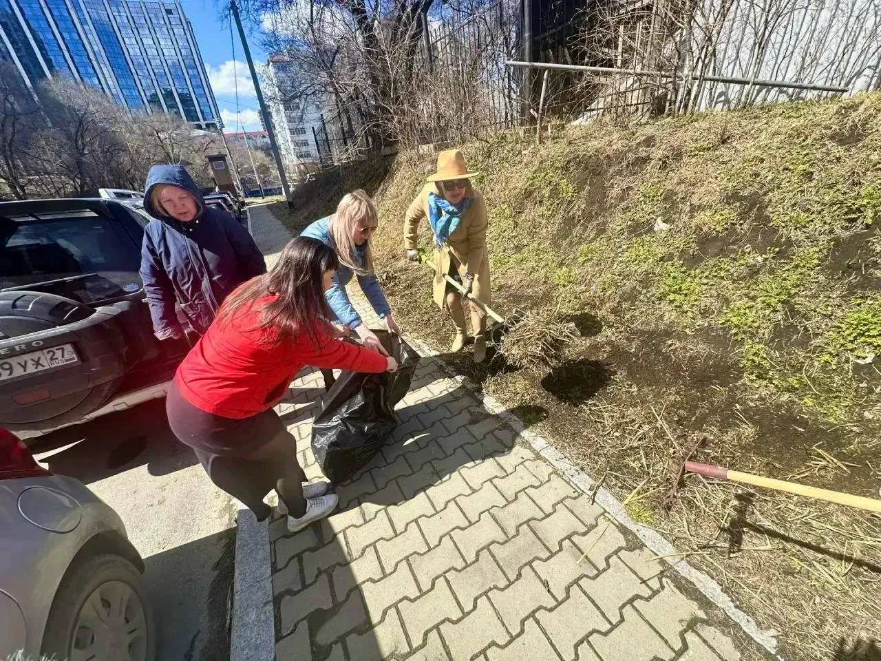 Росгранстрой принял активное участие в весеннем субботнике