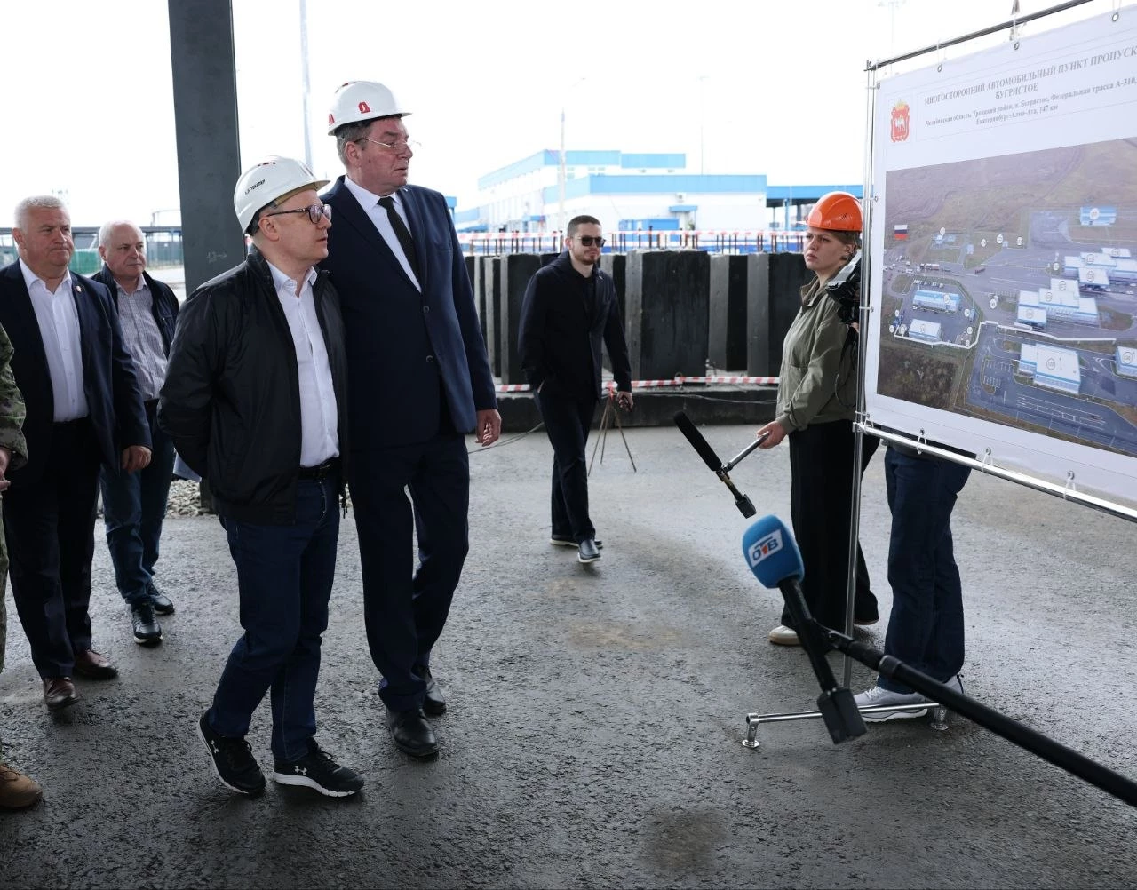 Более 50% работ выполнено в рамках реконструкции автомобильного пункта пропуска Бугристое в Челябинской области