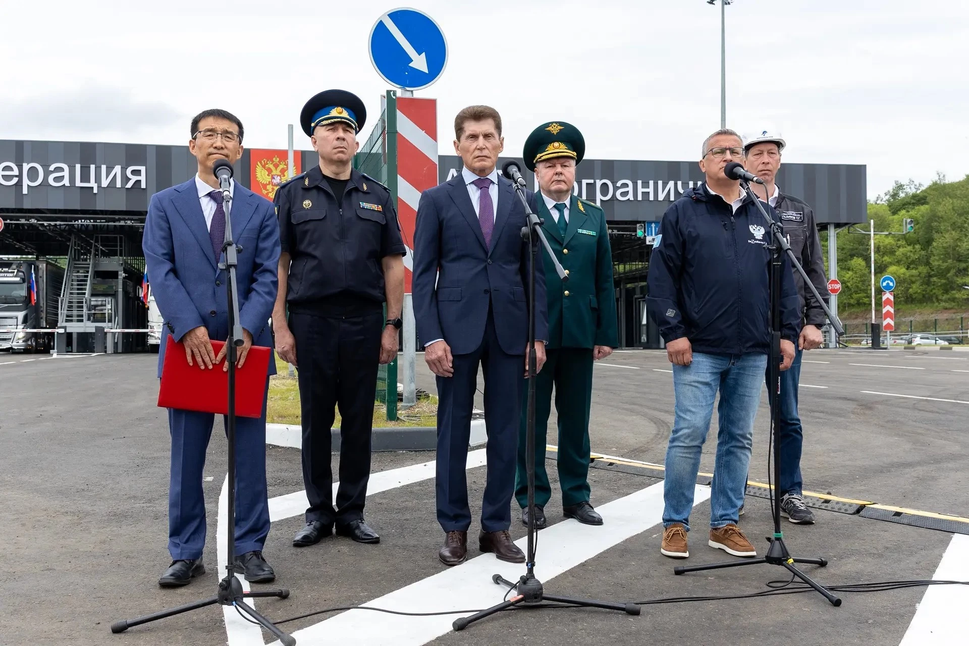 В Приморском крае после масштабной реконструкции открылся пункт пропуска Пограничный