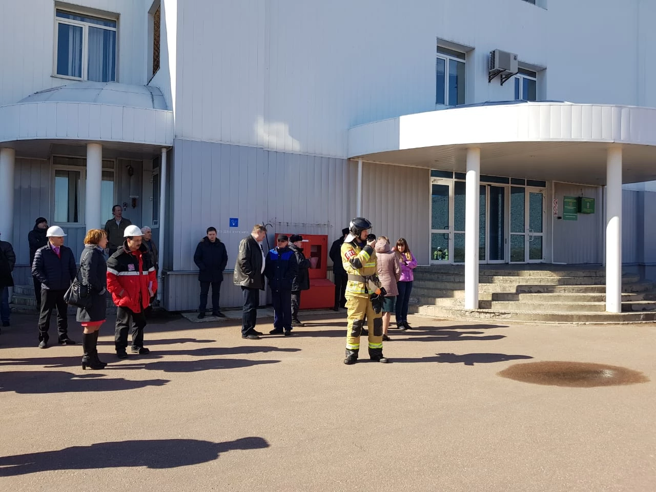 В морском пункте пропуска Высоцк проведена проверка практической готовности выполнения требований пожарной безопасности 