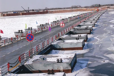 В начале апреля 2018 года будет приостановлено движение по наплавным мостам в пунктах пропуска Нижнеленинское и Амурзет 