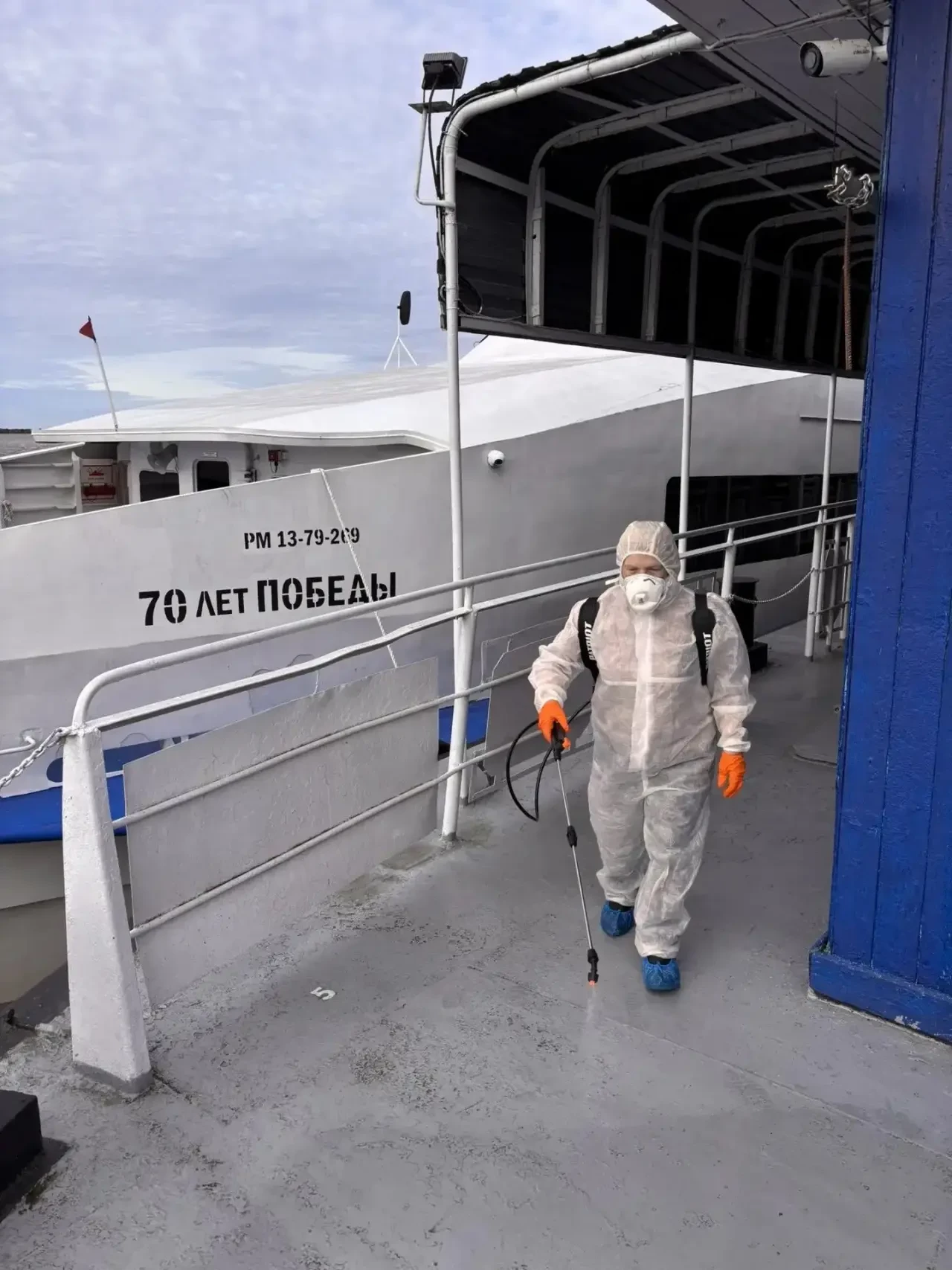 В речном пункте пропуска Хабаровск прошли тактико-специальные учения