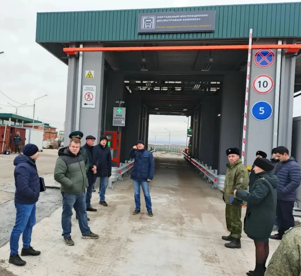 Автомобильный пункт пропуска Кяхта оснащен портальными инспекционно-досмотровыми комплексами