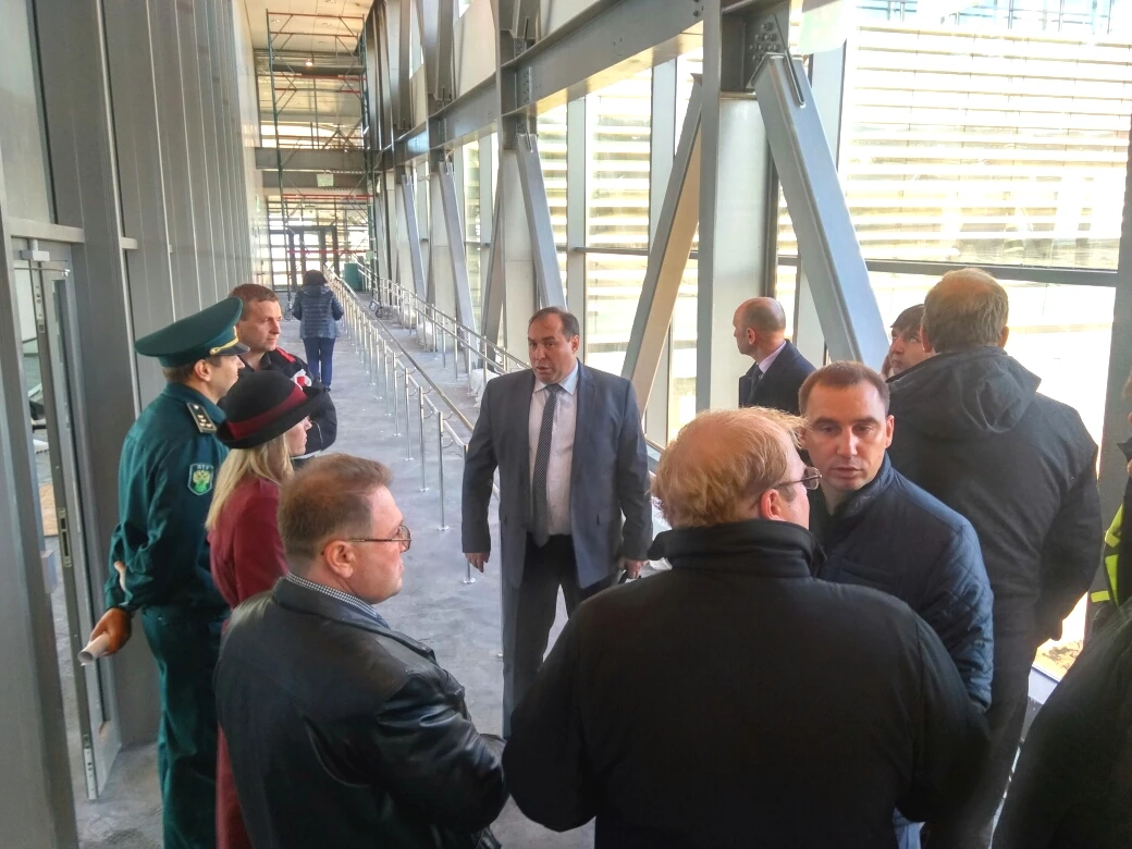 Директор Уральского филиала ФГКУ Росгранстрой Владислав Долгов проинспектировал ход работ по реконструкции воздушного пункта пропуска Пермь (Большое Савино) 