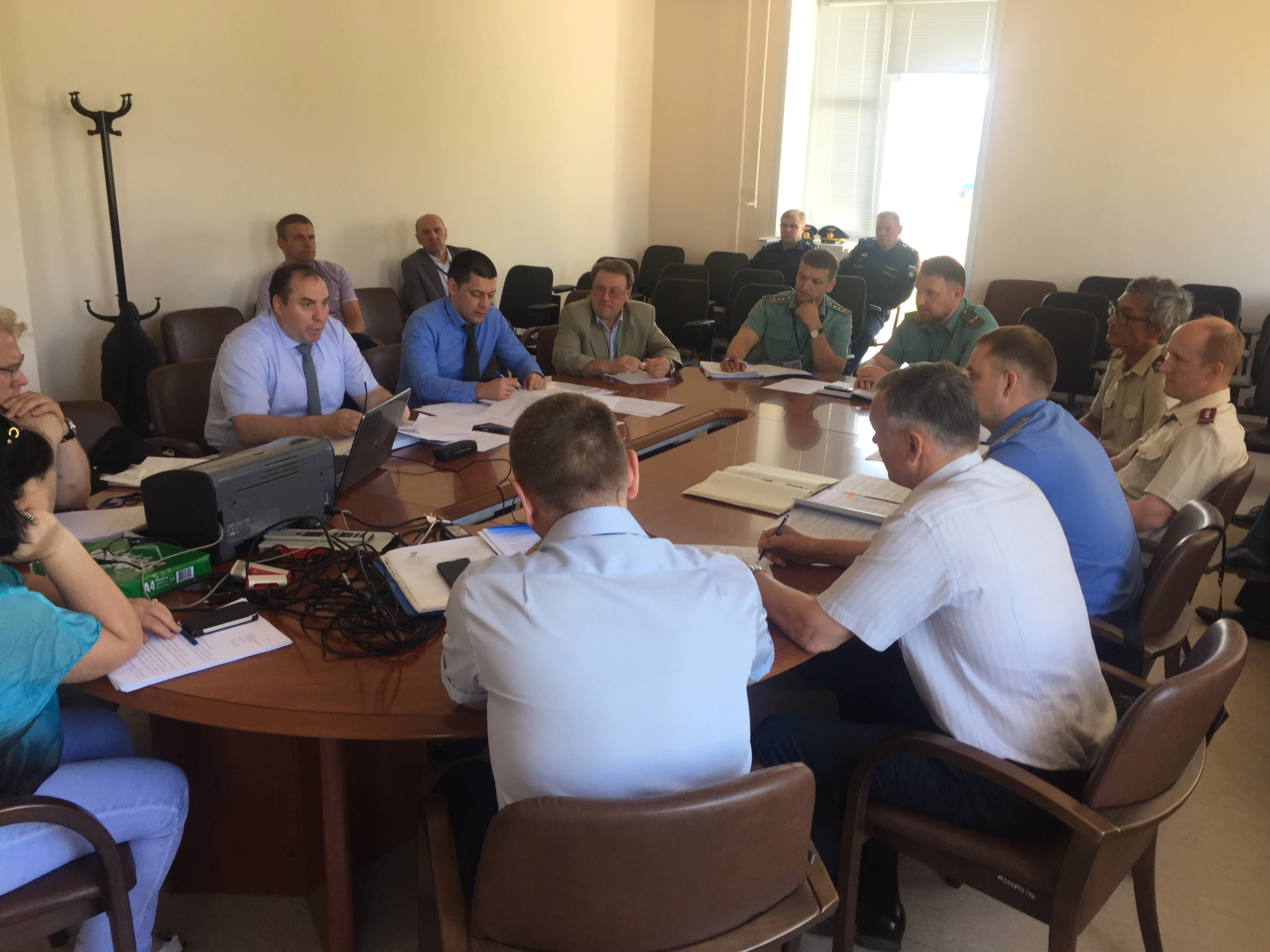Рабочая группа Уральского филиала ФГКУ Росгранстрой оценила ход работ по техническому перевооружению воздушного пункта пропуска Пермь (Большое Савино) 