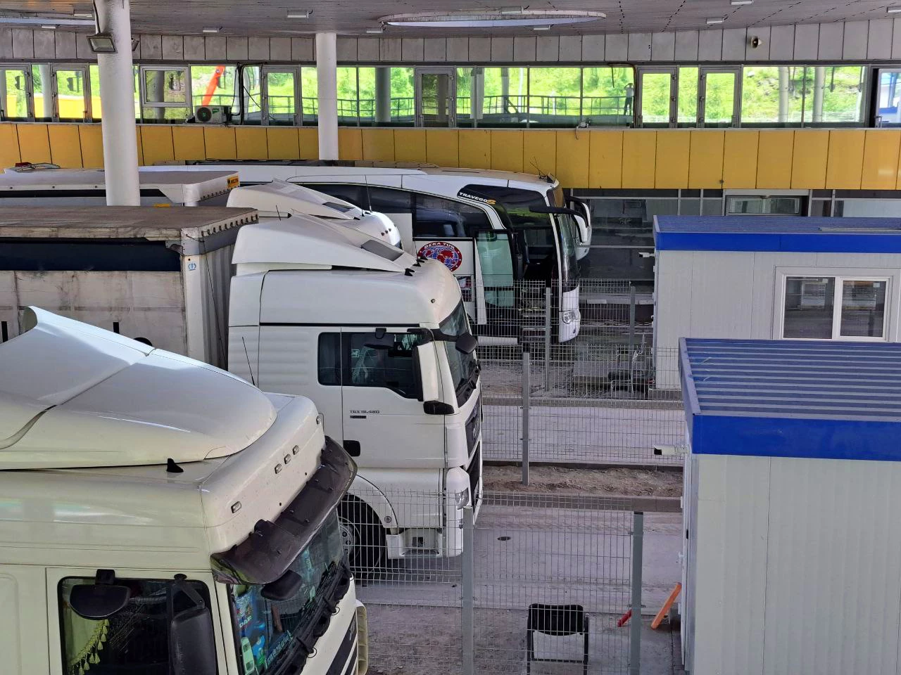 Общее количество полос движения для транспорта в пункте пропуска Верхний Ларс на границе с Грузией увеличилось до 39