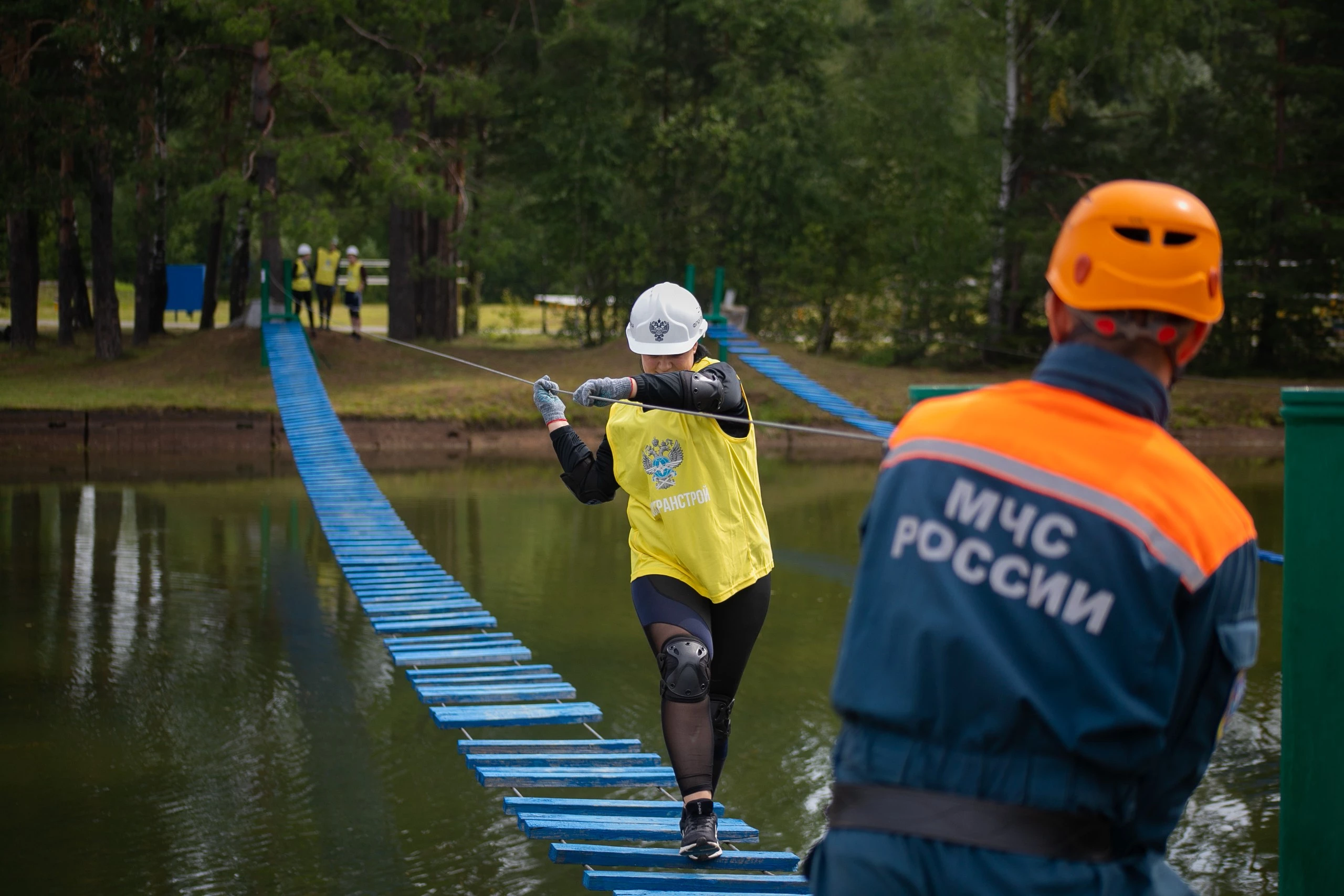 Команда Росгранстроя испытала себя на спортивных соревнованиях «ВЫЗОВ 01»