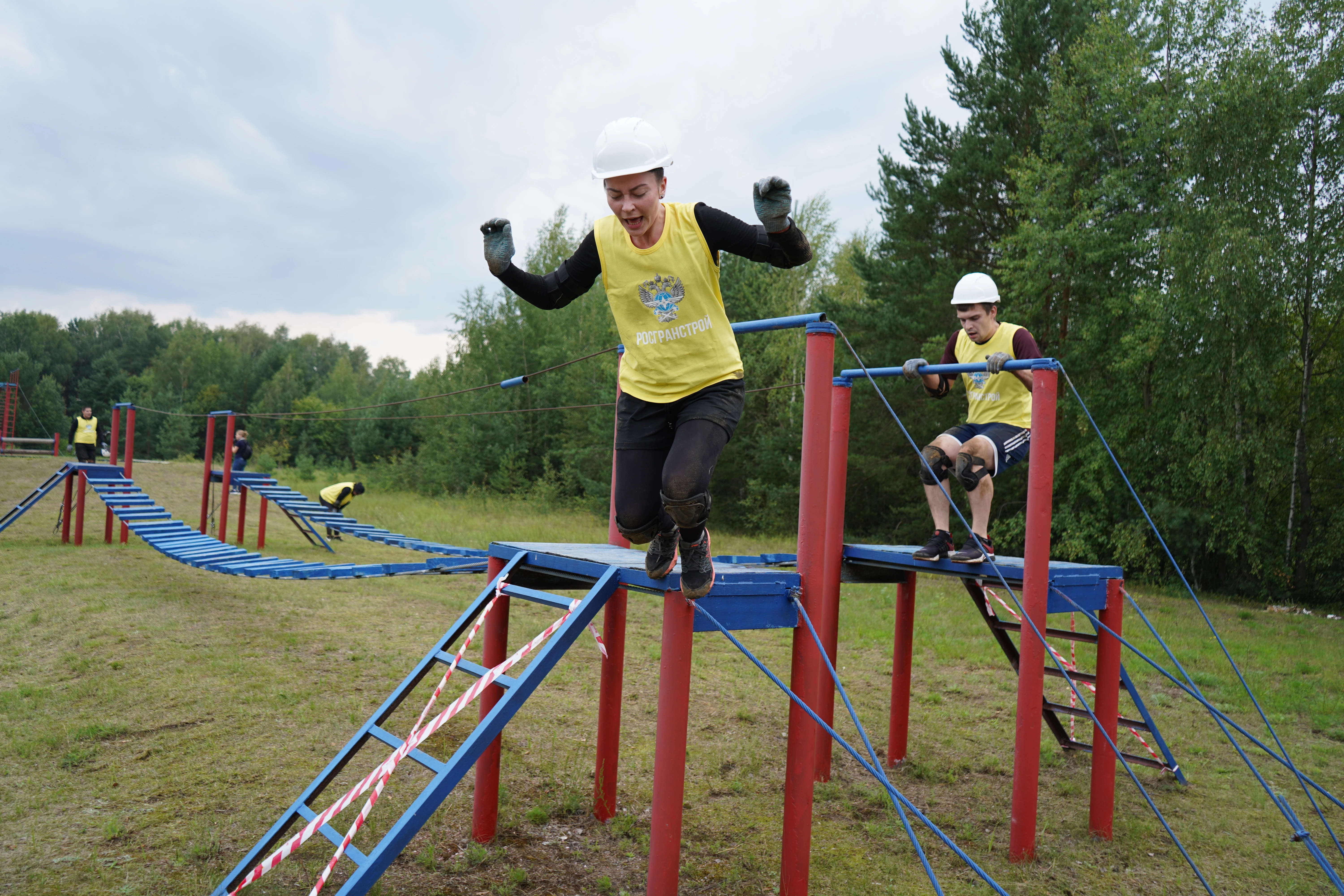 Команда Росгранстроя испытала себя на спортивных соревнованиях «ВЫЗОВ 01»