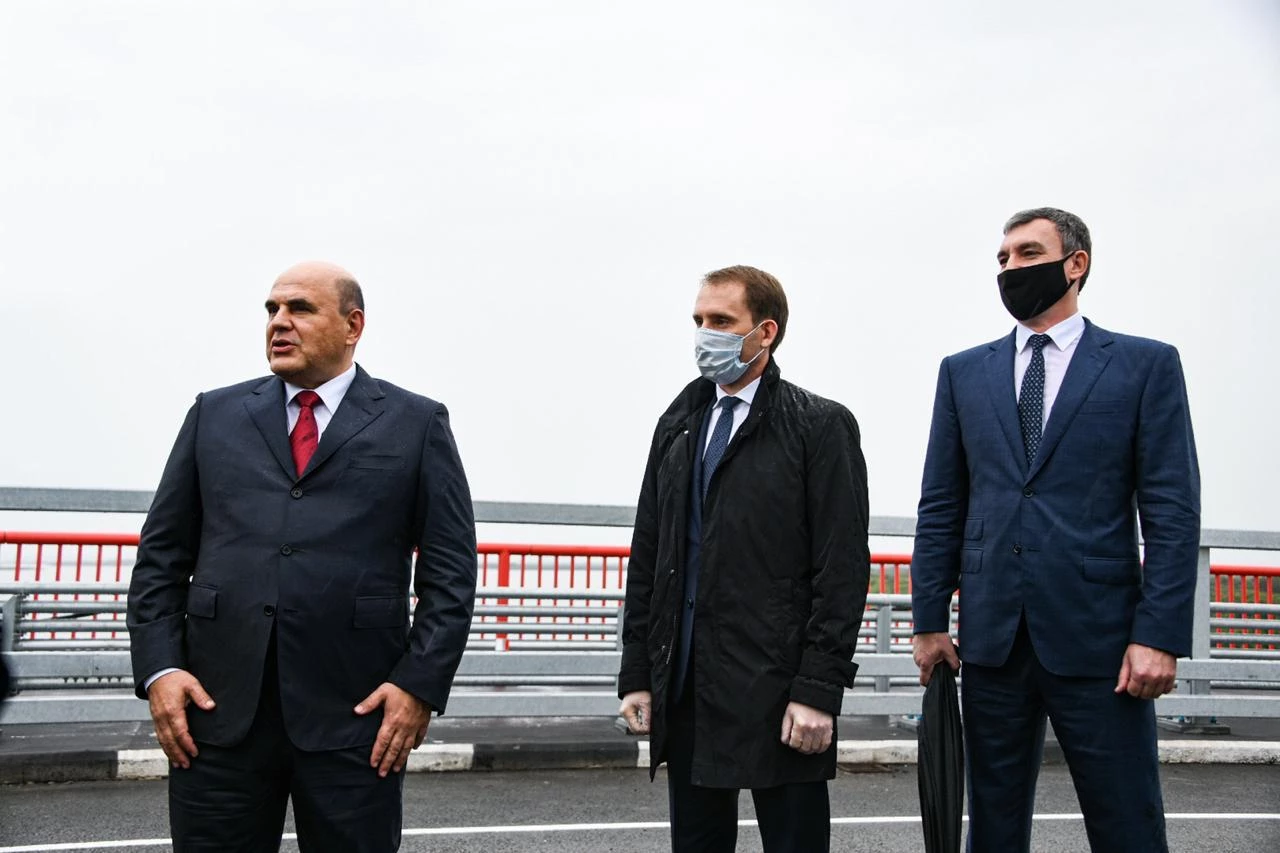В рамках рабочего визита в ДФО председатель Правительства РФ Михаил Мишустин ознакомился с проектом строительства автомобильного пункта пропуска Кани-Курган на границе с КНР 
