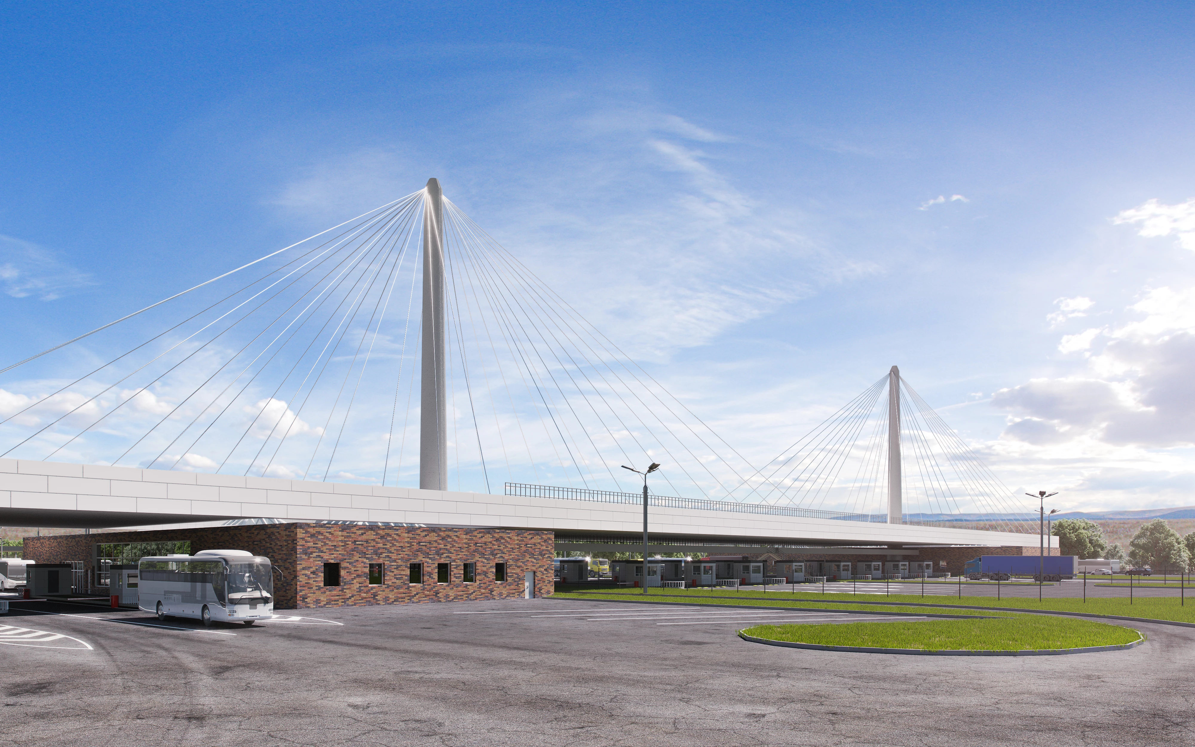 В рамках рабочего визита в ДФО председатель Правительства РФ Михаил Мишустин ознакомился с проектом строительства автомобильного пункта пропуска Кани-Курган на границе с КНР 