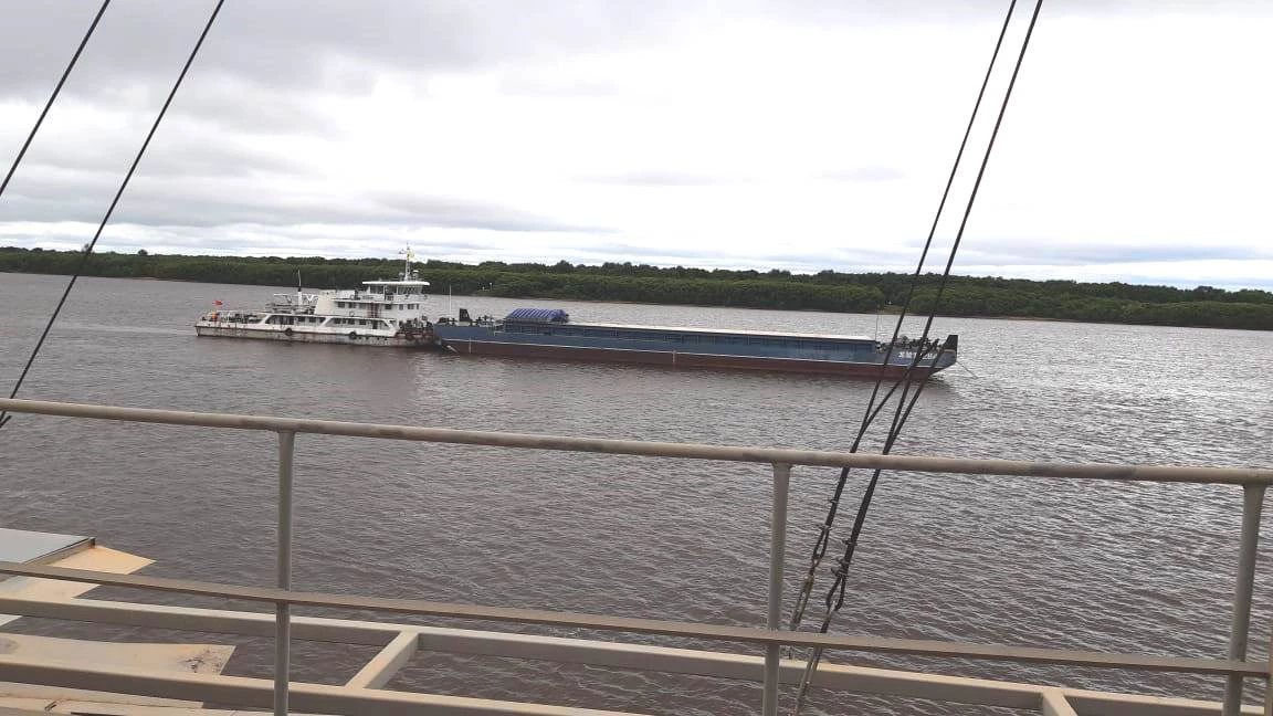 Первое грузовое судно прошло процедуру государственного контроля на новом участке смешанного пункта пропуска Поярково 