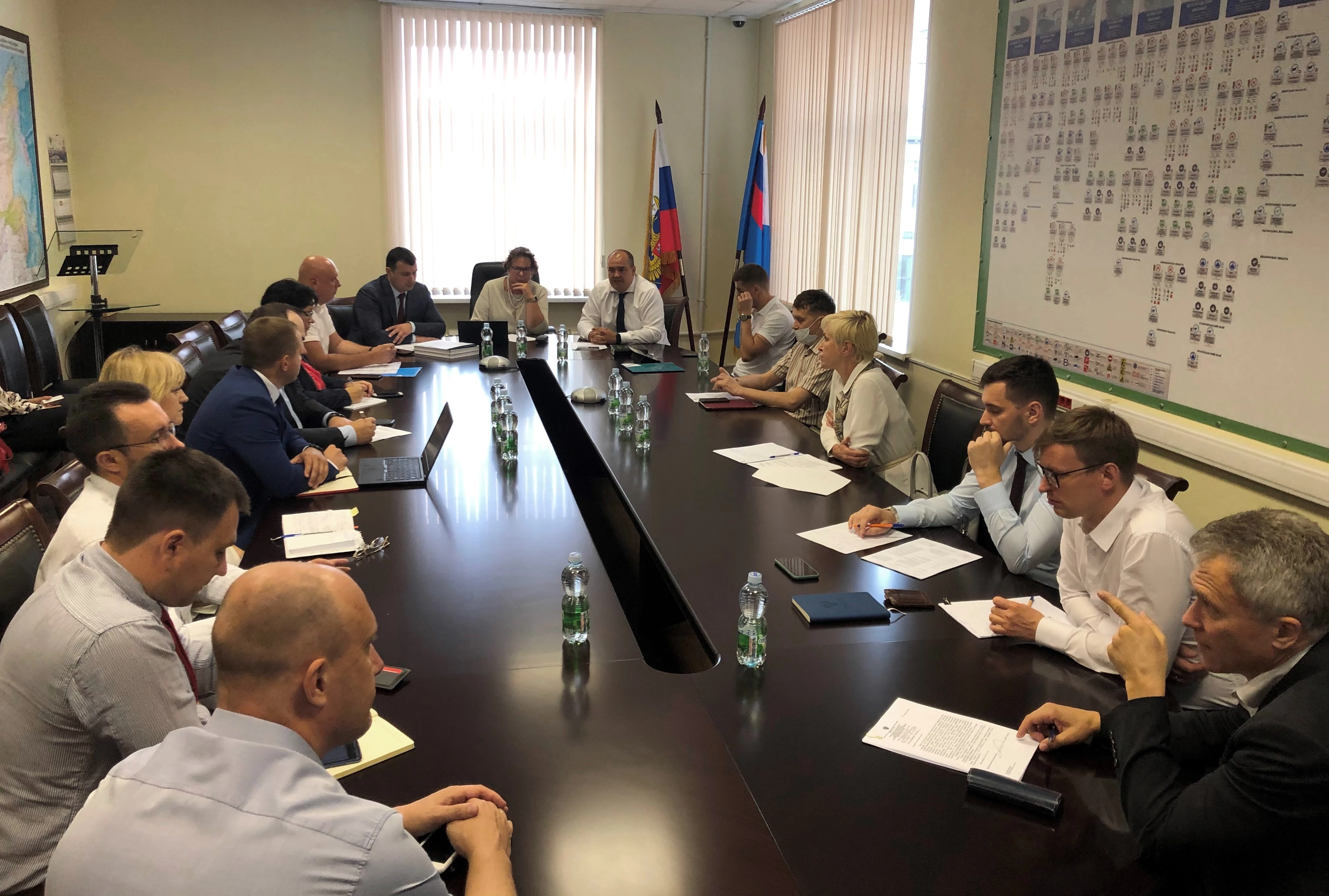 На площадке ФГКУ Росгранстрой состоялось заседание рабочей группы по вопросу формирования и утверждения типовых заданий на проектирование, строительство и эксплуатацию пунктов пропуска 