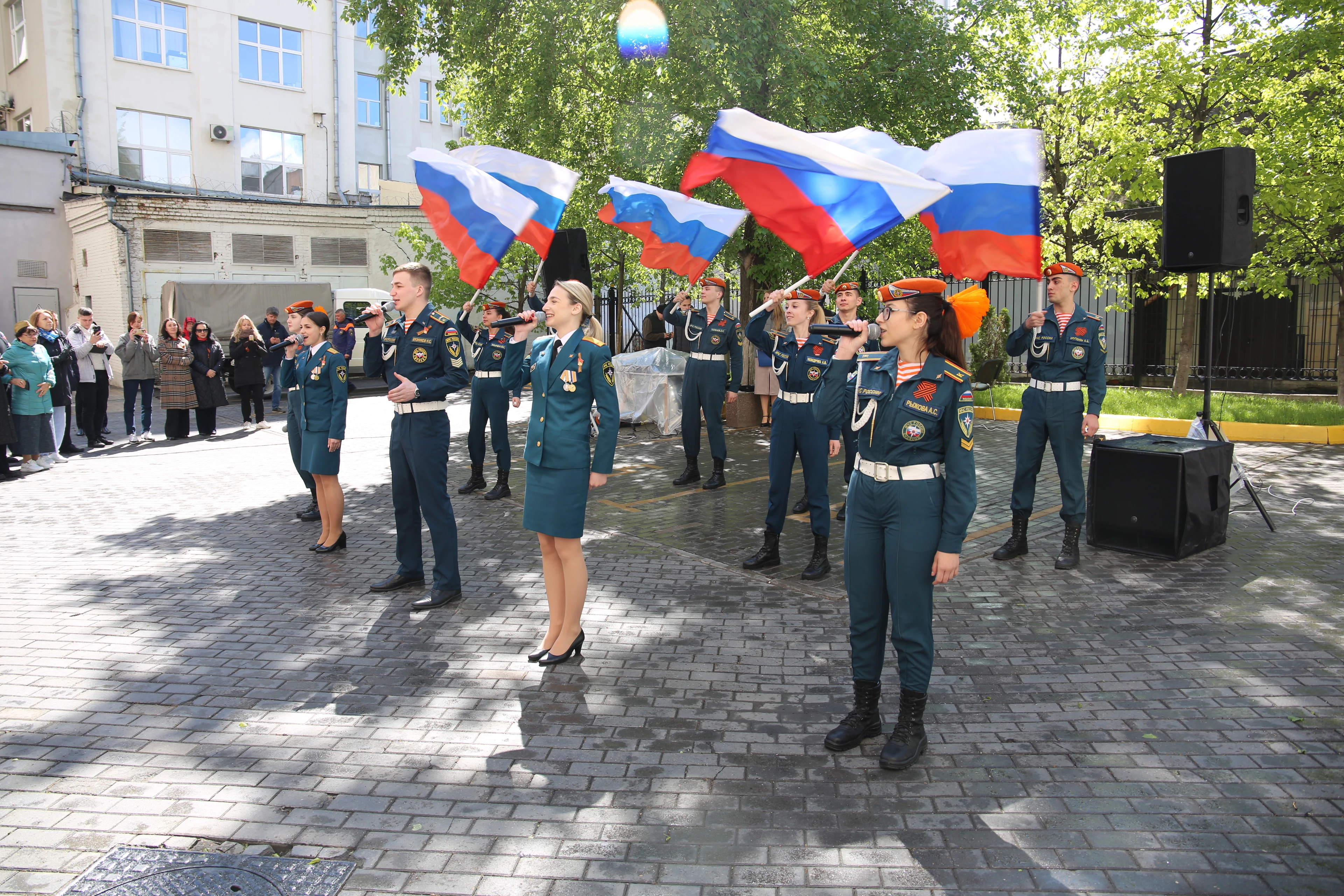 В преддверии Дня Победы в ФГКУ Росгранстрой прошел праздничный концерт