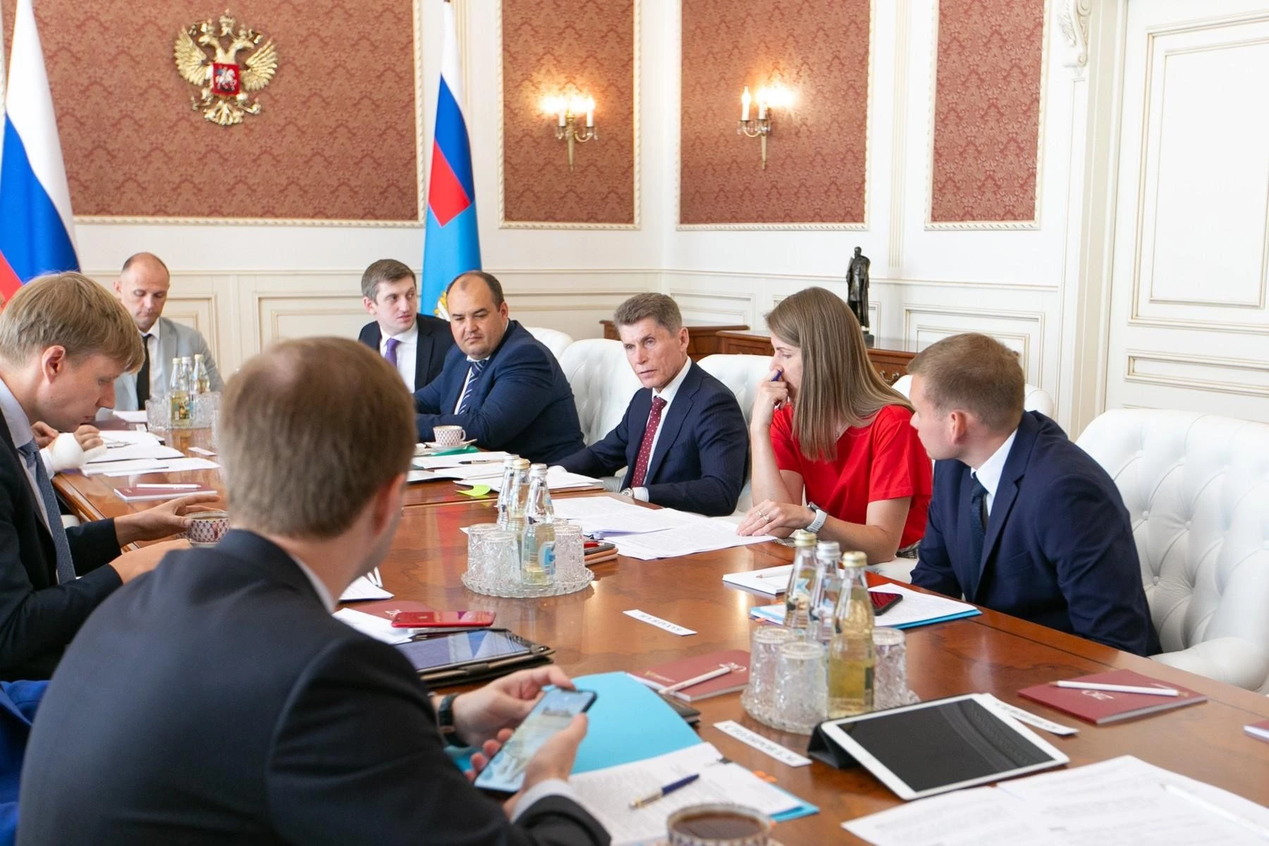 Заместитель руководителя ФГКУ Росгранстрой Роман Крапивин принял участие в совещании под председательством министра транспорта Евгения Дитриха по вопросам развития инфраструктуры Приморского края 