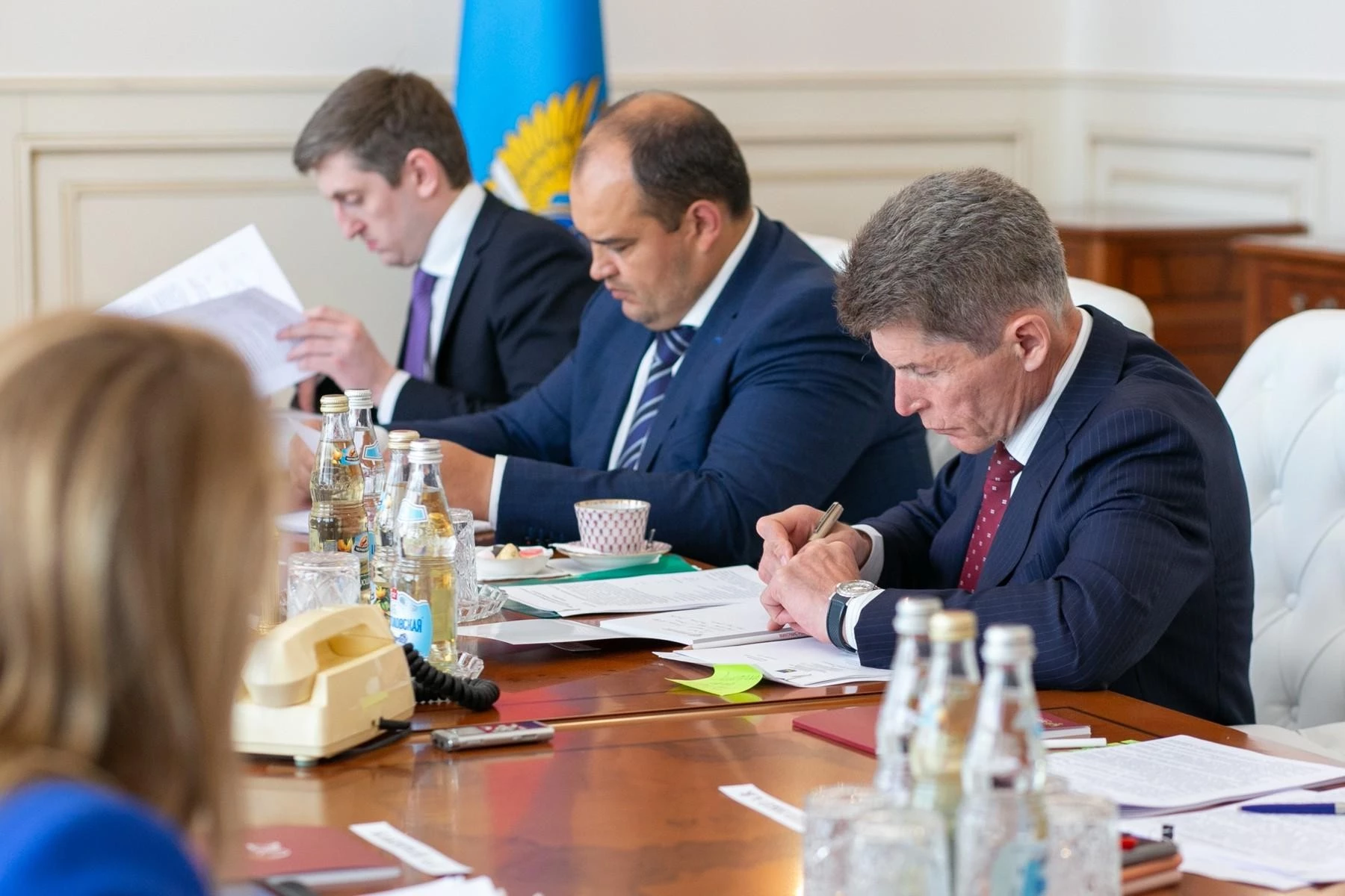 Заместитель руководителя ФГКУ Росгранстрой Роман Крапивин принял участие в совещании под председательством министра транспорта Евгения Дитриха по вопросам развития инфраструктуры Приморского края 