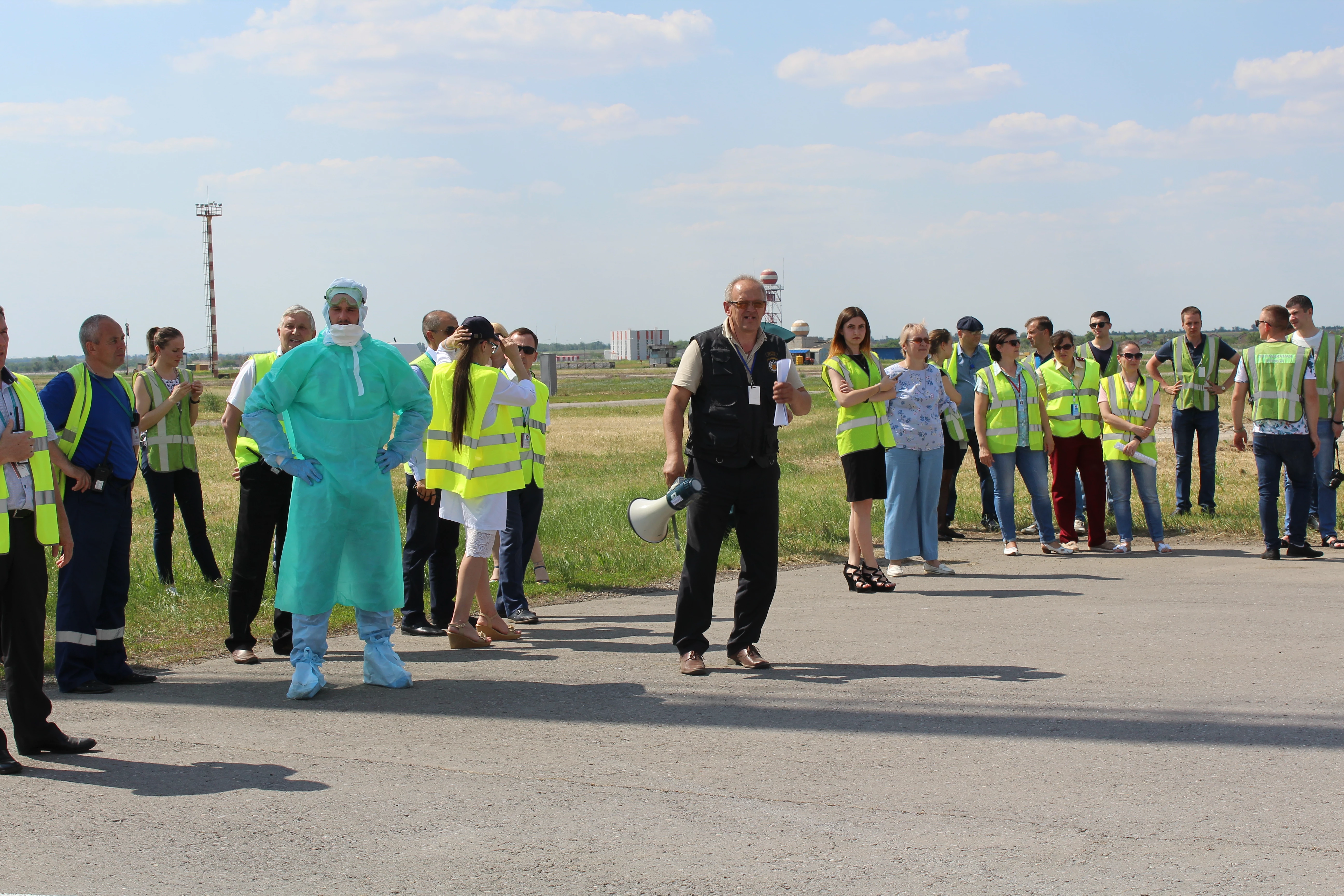 В воздушном пункте пропуска Волгоград (Гумрак) прошли межведомственные тренировочные учения 