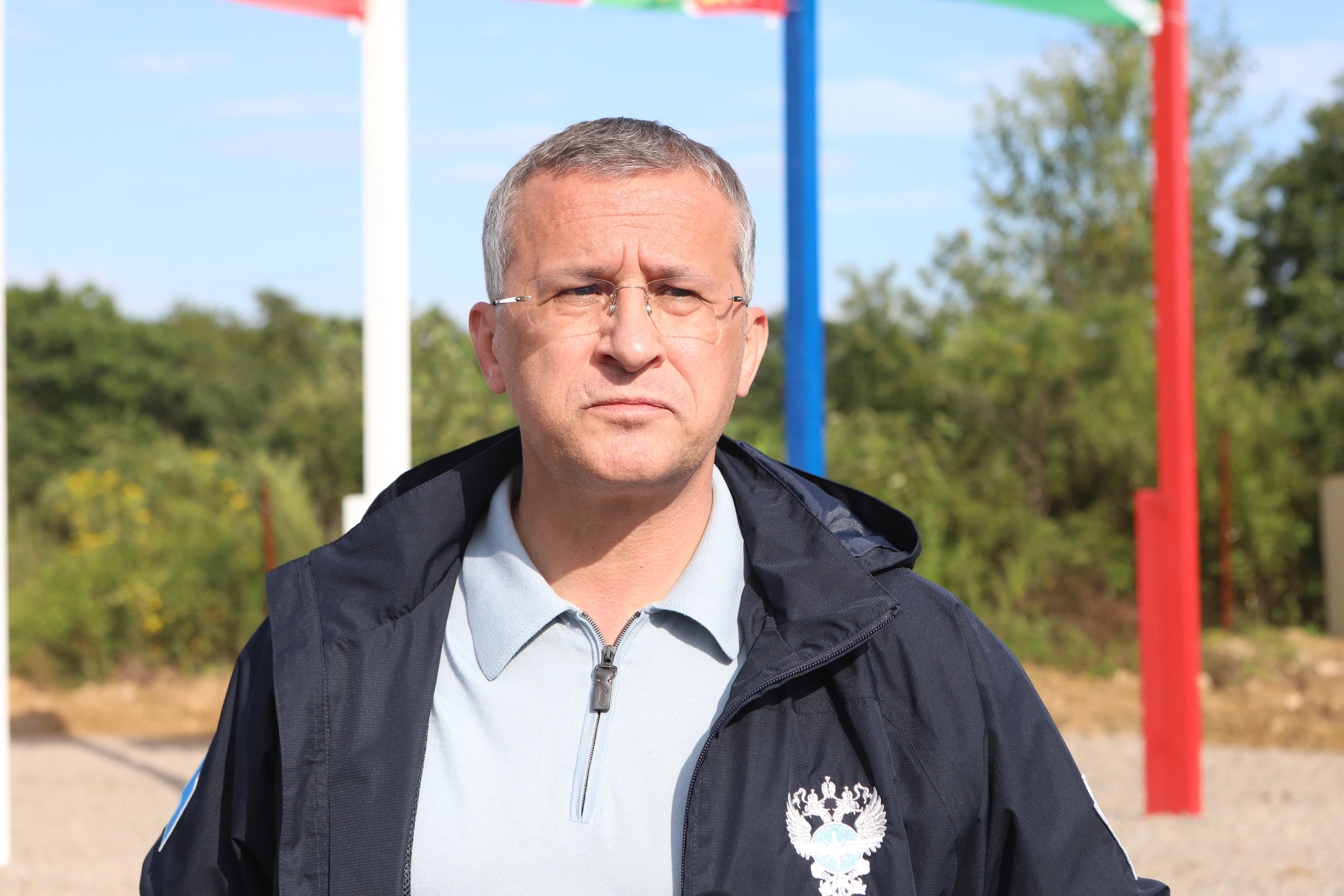 Руководитель ФГКУ Росгранстрой Геннадий Безлобенко вместе с губернатором Приморского края Олегом Кожемяко посетили строящиеся пункты пропуска Краскино и Марково на границе с КНР 