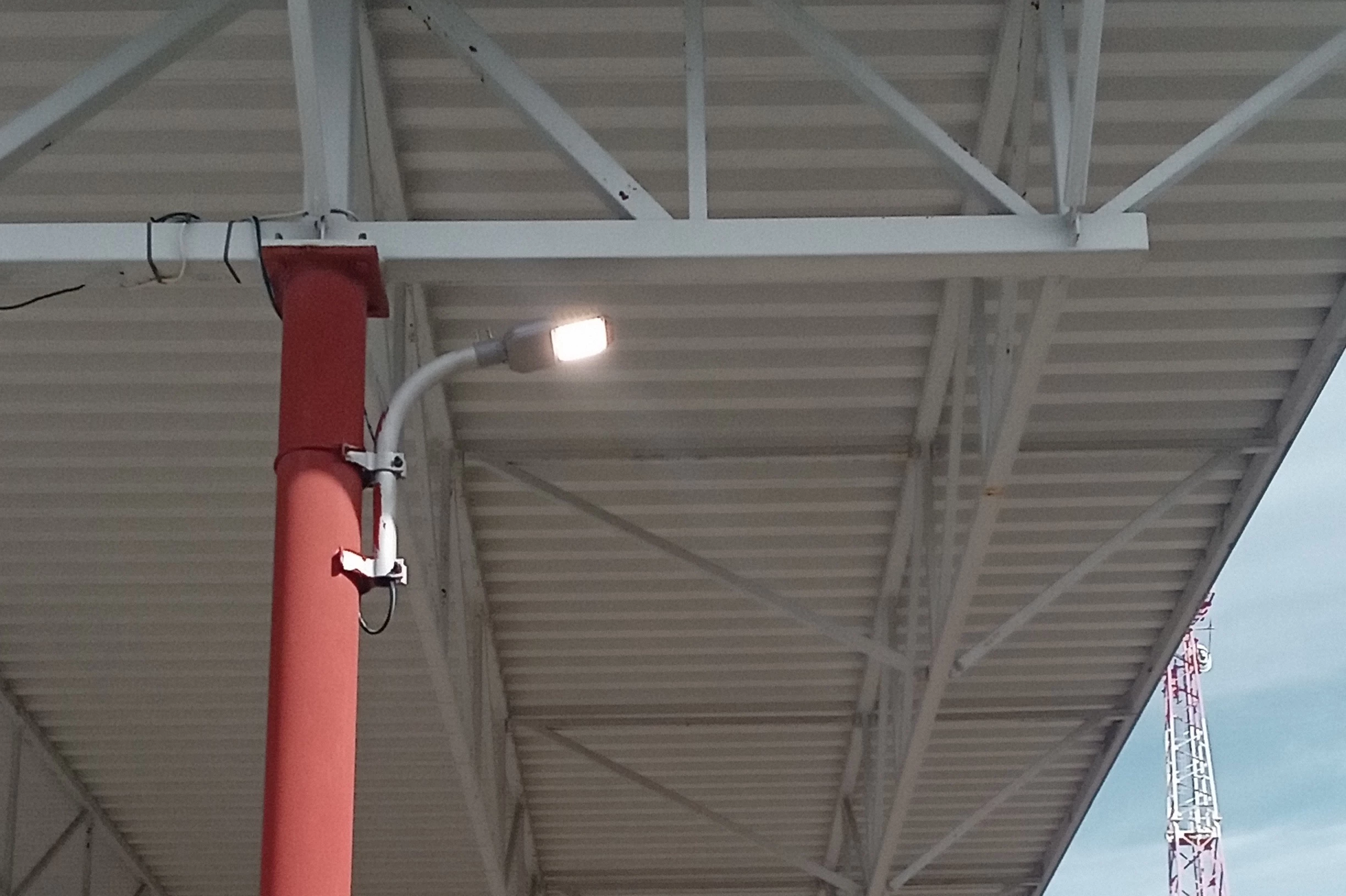 В автомобильном пункте пропуска Люття на границе с Финляндией досрочно завершены работы по текущему ремонту наружного освещения 