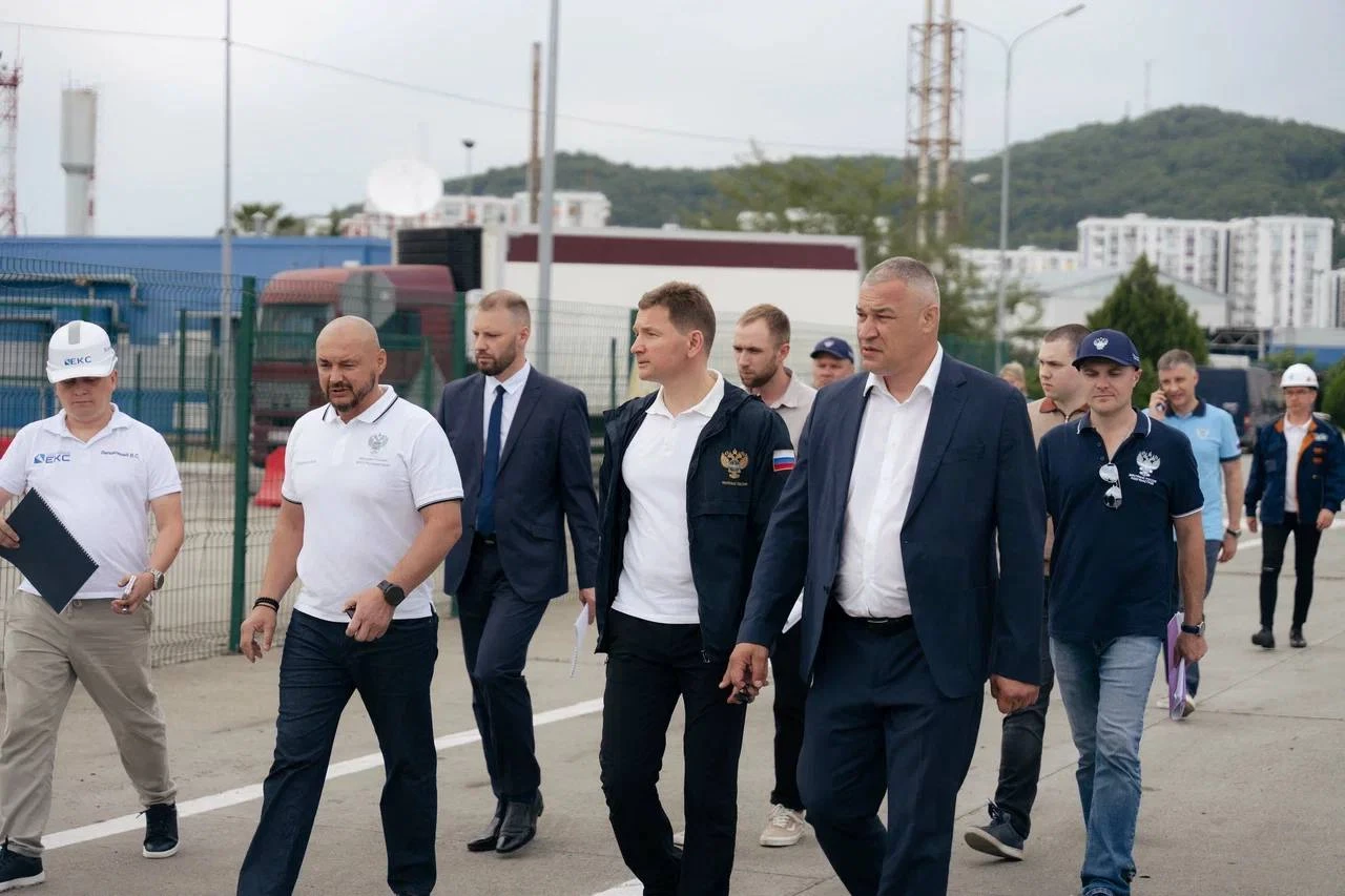 В автомобильном пункте пропуска Адлер продолжаются подготовительные работы