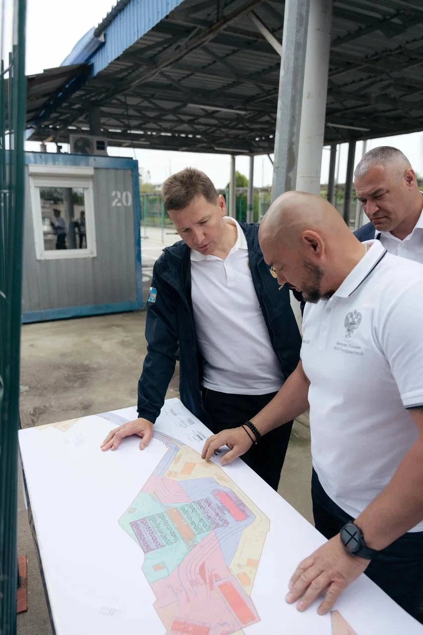 В автомобильном пункте пропуска Адлер продолжаются подготовительные работы
